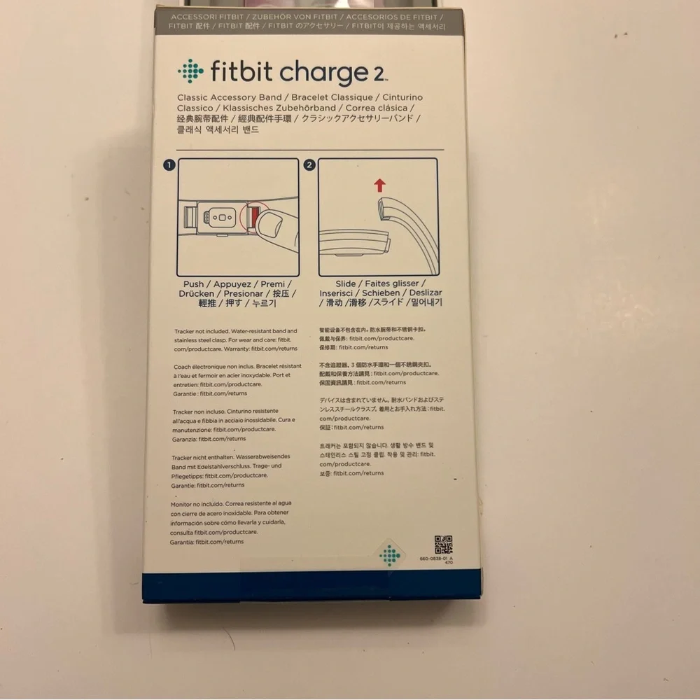 Fitbit OEM Charge 2 Replacement Band (purple, factory sealed)‎